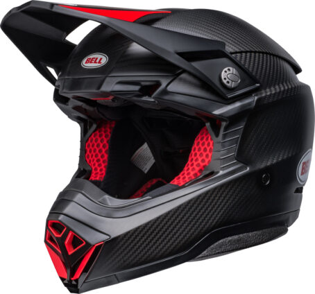 Casque BELL Moto-10 Spherical - Satin/Gloss Black/Red