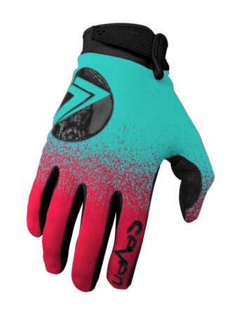 Gants SEVEN Annex 7 DOT – rouge fluo/bleu