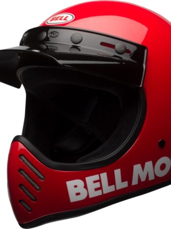 Casque BELL Moto-3 Classic – Rouge brillant