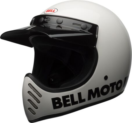 Casque BELL Moto-3 Classic - Blanc brillant