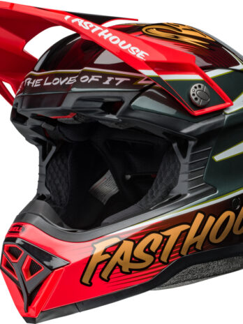 Casque BELL Moto-10 Spherical – Fasthouse DITD 24 Gloss Red/Gold