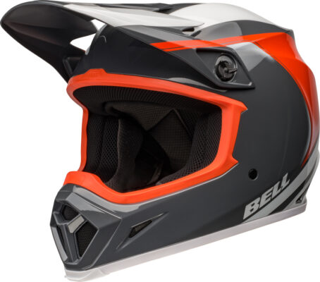 Casque BELL MX-9 Mips - Dart Gloss Charcoal/Orange