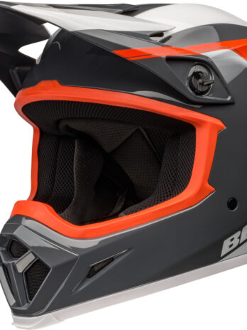 Casque BELL MX-9 Mips – Dart Gloss Charcoal/Orange