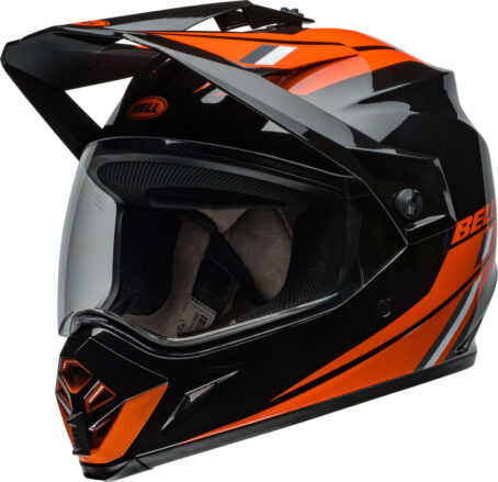 Casque BELL MX-9 Adventure MIPS - Alpine Gloss Black/Orange