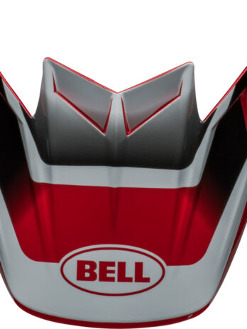 Visière BELL Moto-9S Flex – Rail Gloss Red/White