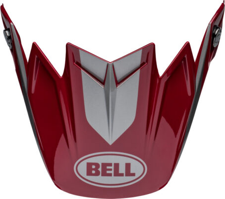 Visière BELL Moto-9S Flex - Ferrandis Méchant Gloss Red/Silver