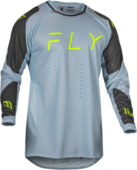 Maillot FLY RACING Evolution DST - Ice Grey/anthracite/vert fluo