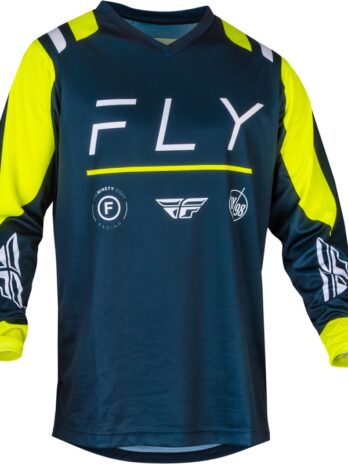 Maillot FLY RACING F-16 – Navy/Hi-Vis/blanc