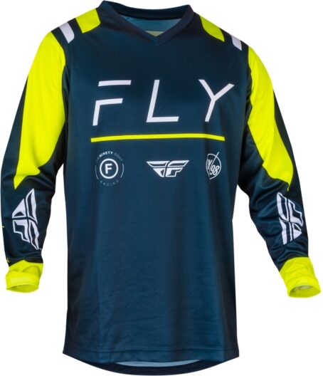 Maillot FLY RACING F-16 - Navy/Hi-Vis/blanc