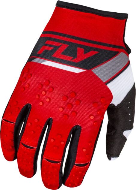 Gants FLY RACING Kinetic Prix - rouge/gris/blanc