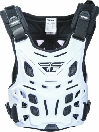 Plastron FLY RACING Revel Roost Race CE blanc