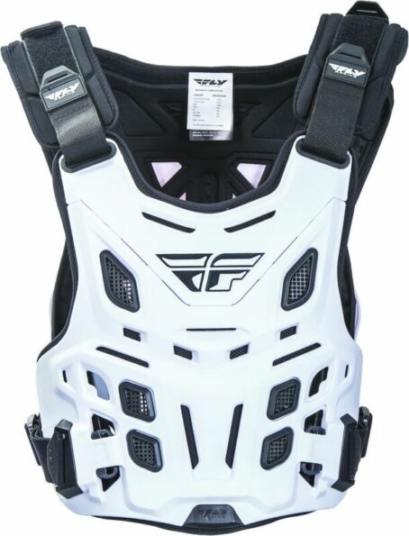 Plastron FLY RACING Revel Roost Race CE blanc