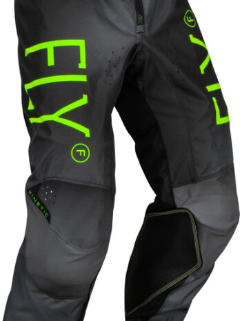 Pantalon enfant FLY RACING Kinetic Prodigy – anthracite/Neon Green/True Blue