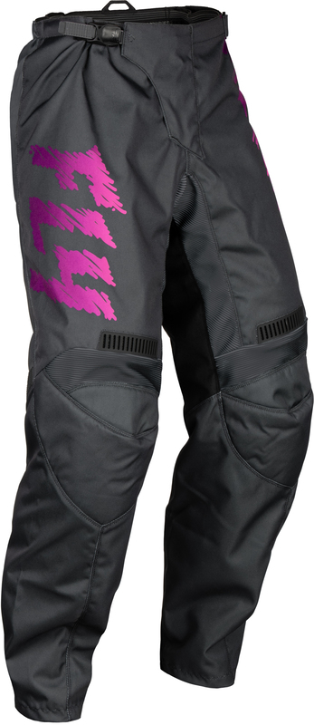 Pantalon enfant FLY RACING F-16 – gris/anthracite/rose