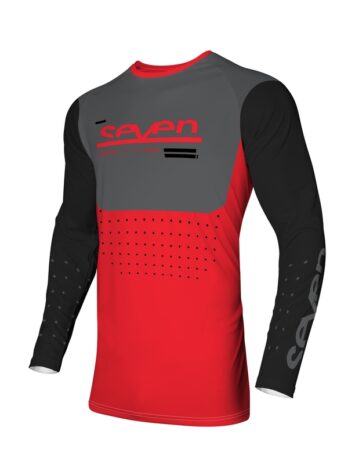 Maillot SEVEN Vox Aperture – rouge fluo