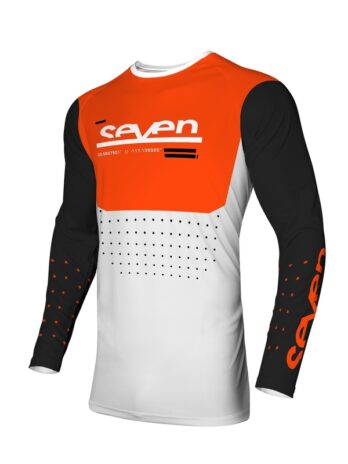 Maillot SEVEN Vox Aperture – blanc/orange