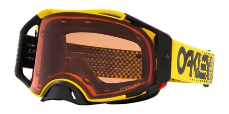 Masque OAKLEY Airbrake MX - Moto Yellow B1B écran Prizm MX Bronze