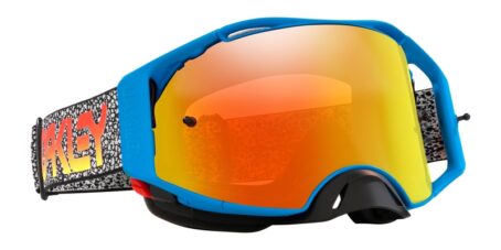 Masque OAKLEY Airbrake MX - Blue Crackle écran Fire Iridium