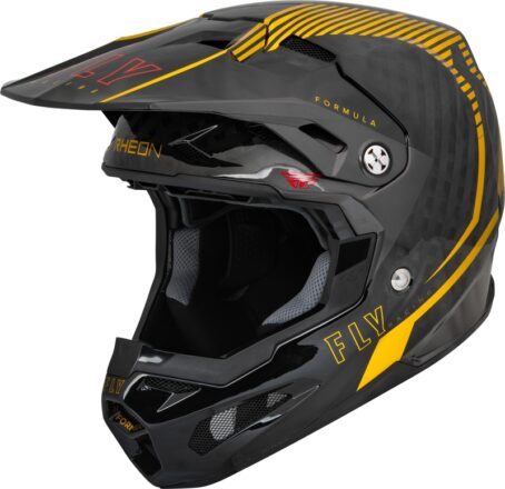 Casque FLY RACING Formula Carbon Tracer - Gold/Black