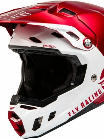 Casque FLY RACING Formula CC Centrum Rouge Metallic/Blanc M