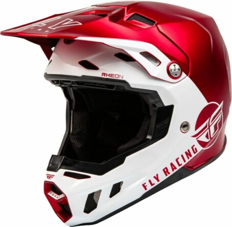 Casque FLY RACING Formula CC Centrum Rouge Metallic/Blanc M