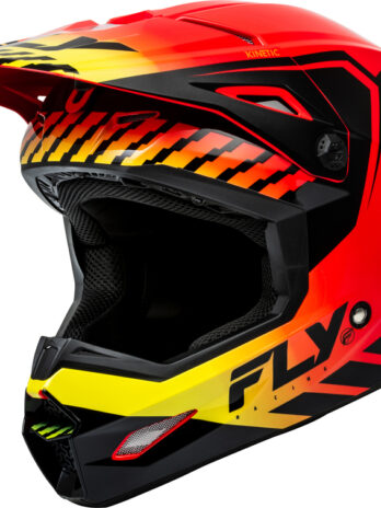 Casque FLY RACING Kinetic Menace – rouge/noir/jaune