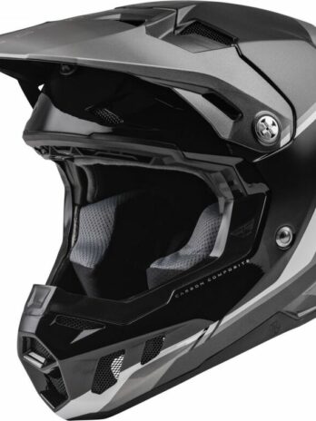 Casque FLY RACING Formula CC Driver Noir/Charcoal/Blanc XL