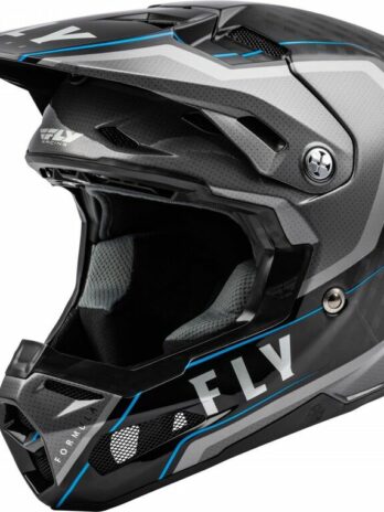 Casque FLY RACING Formula Carbon Axon Noir/Gris/Bleu XL