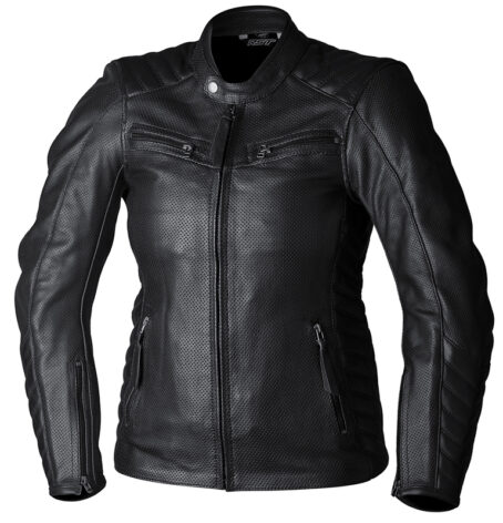 Veste cuir RST Roadster Air CE femme - noir