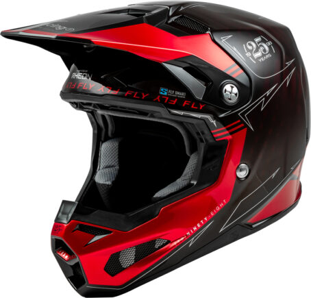 Casque FLY RACING Formula Smart Carbon Legacy - rouge carbone/noir