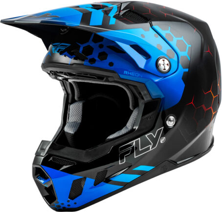 Casque FLY RACING Formula CC Tektonic - noir/bleu/rouge