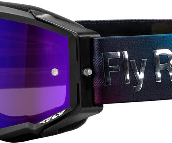 Masque FLY RACING Zone Elite Fuschia/Electric Blue/Hi-Vis/Magenta – écran Teal/fumé