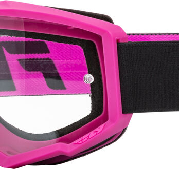 Masque FLY RACING Focus noir/rose – écran clair