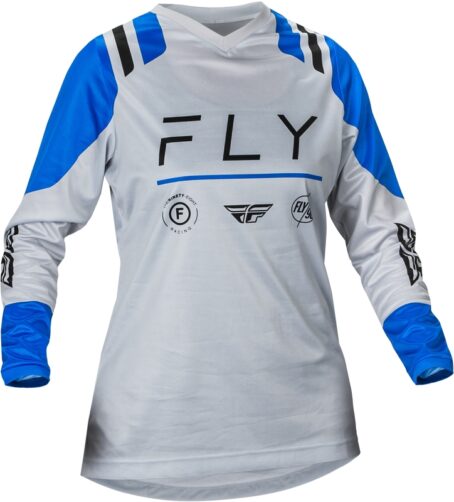 Maillot femme FLY RACING F-16 - Arctic Grey/bleu