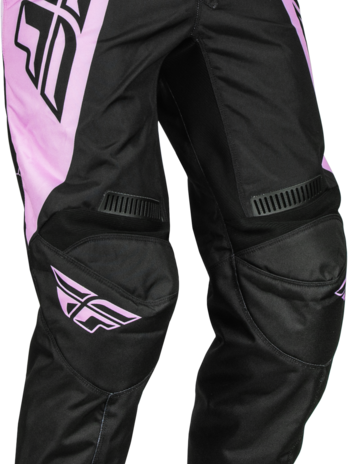 Pantalon femme FLY RACING F-16 – noir/lavande