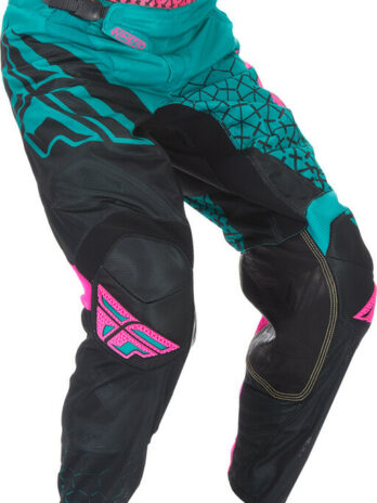 Pantalon infantil FLY RACING Kinetic Trifecta Mesh – Teal/rose/noir