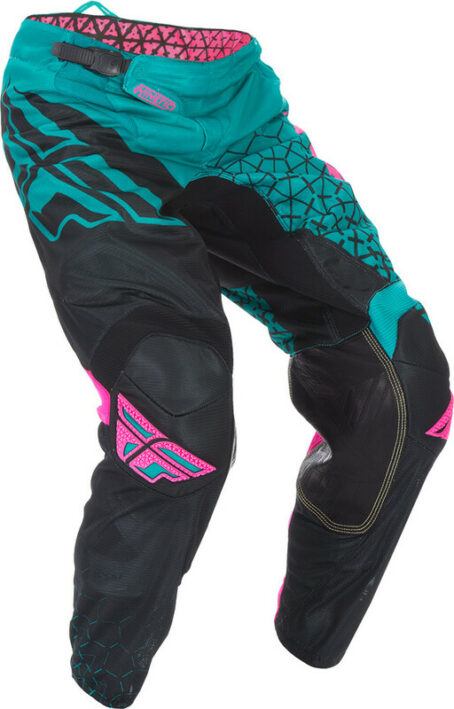 Pantalon infantil FLY RACING Kinetic Trifecta Mesh - Teal/rose/noir