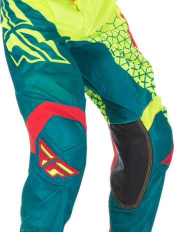 Pantalon infantil FLY RACING Kinetic Trifecta Mesh – Hi-Vis/Teal