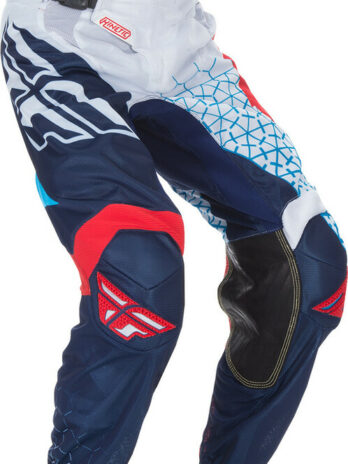 Pantalon FLY RACING Kinetic Trifecta Mesh – rouge/blanc/Azul