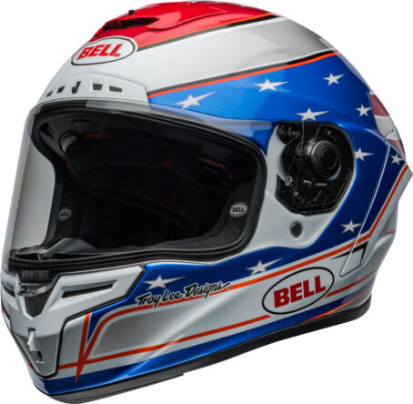 Casque BELL Race Star DLX Flex - Beaubier 24 Gloss White/Blue