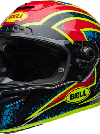 Casque BELL Race Star DLX Flex – Xenon Gloss Blue/Retina