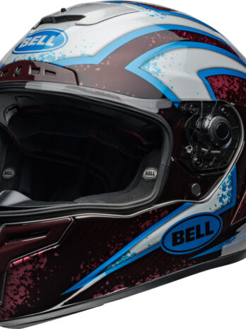 Casque BELL Race Star DLX Flex – Xenon Gloss Red/Silver