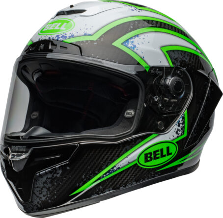 Casque BELL Race Star DLX Flex - Xenon Gloss Black/Kryptonite