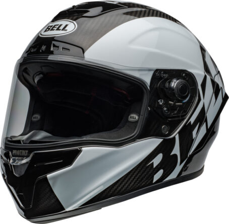 Casque BELL Race Star DLX Flex - Offset Gloss Black/White