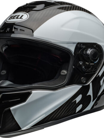 Casque BELL Race Star DLX Flex – Offset Gloss Black/White