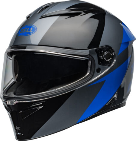 Casque BELL Lithium - Shear Gloss Gray/Blue