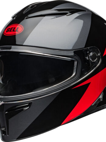 Casque BELL Lithium – Shear Gloss Metallic Gray/Red