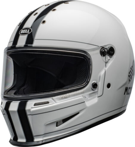 Casque BELL Eliminator - Steve McQueen Gloss White