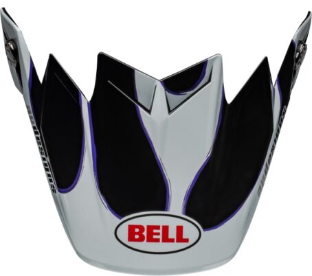 Visière BELL Moto-9S Flex - Slayco 24 Gloss White/Black