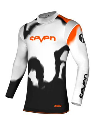 Maillot de compression SEVEN Zero 27 Parallel – blanc/noir